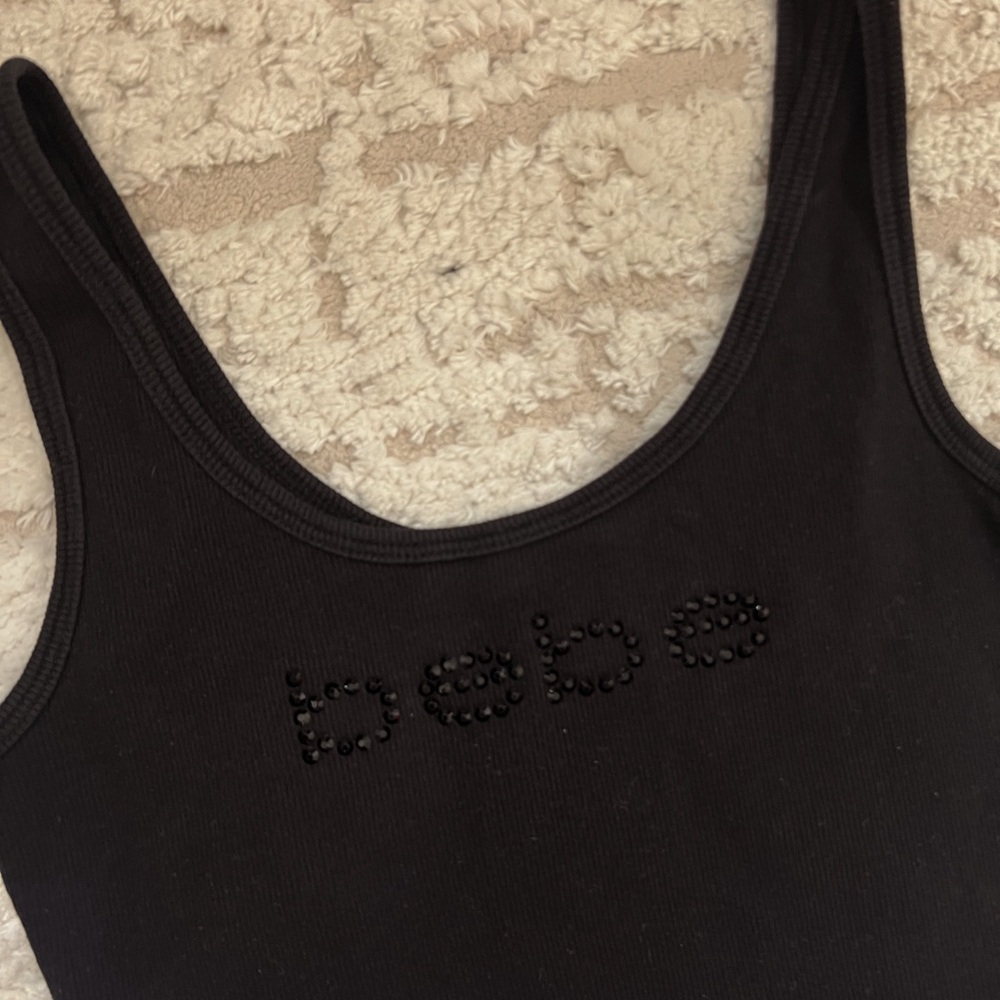 bebe black tank